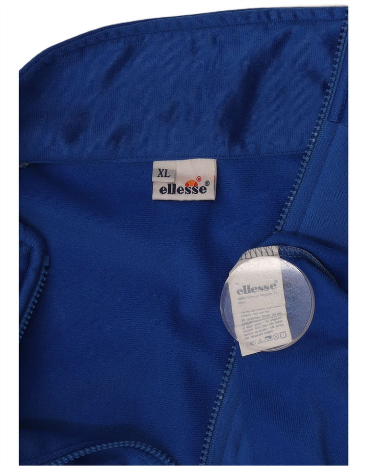 Giacca da ginnastica da uomo Ellesse XL Blu in poliestere color block