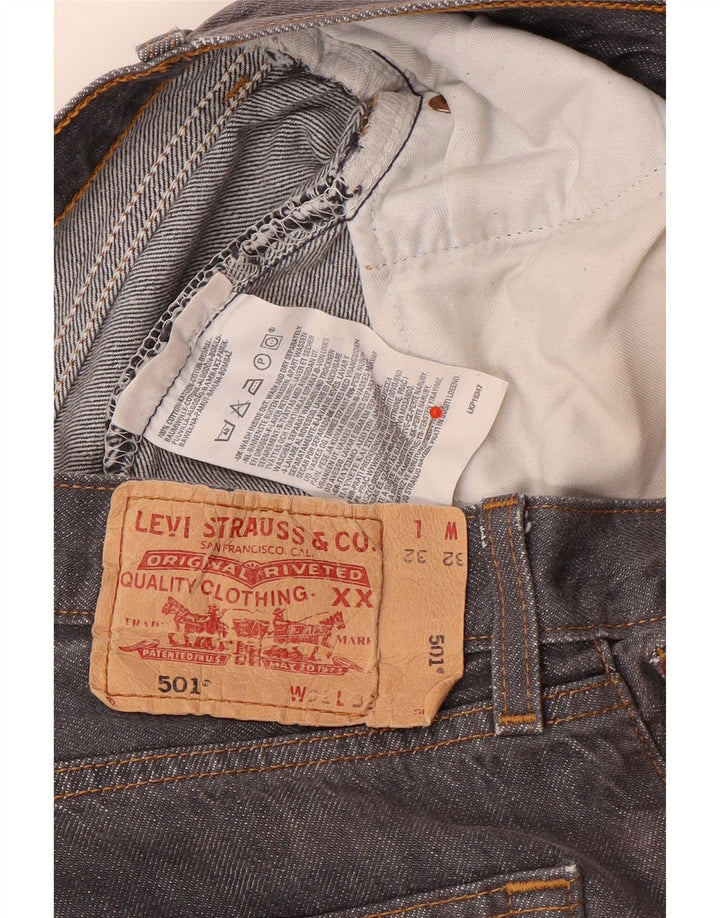Levi's Uomo 501 Jeans dritti W32 L32 Cotone grigio
