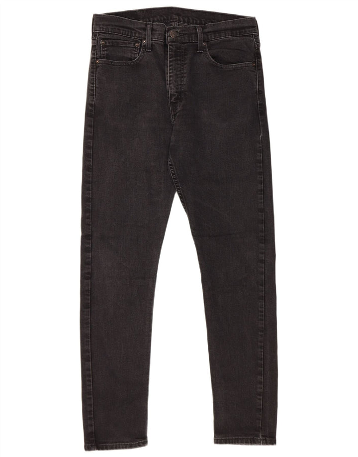 Jeans slim da uomo Levi's W33 L32 cotone nero