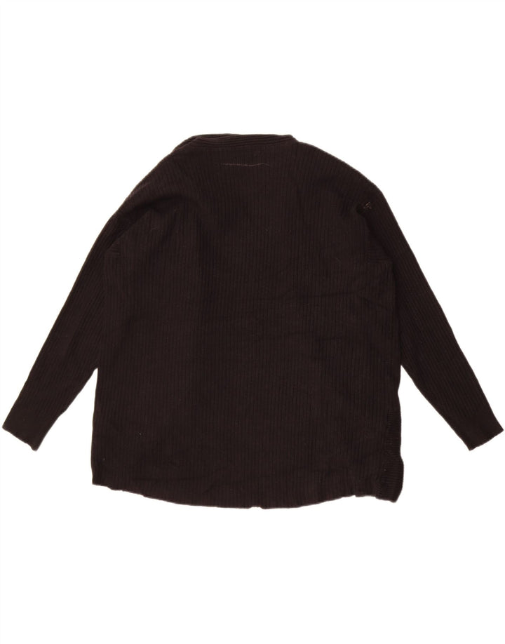 Maglione cardigan aperto Marks & Spencer da donna Per Una UK 16 grande nero