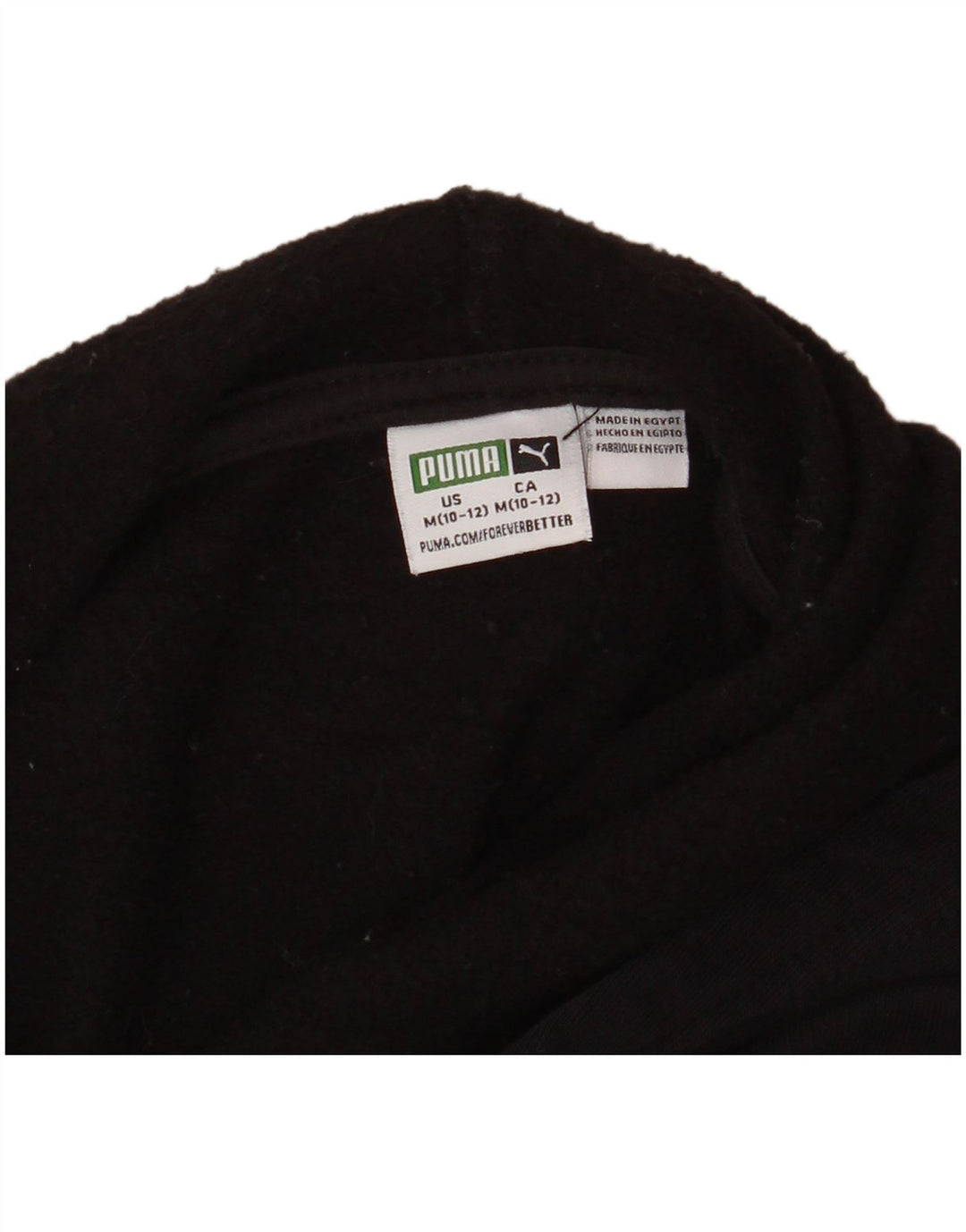 Felpa con cappuccio grafica PUMA da bambino 10-11 anni media nera maculata