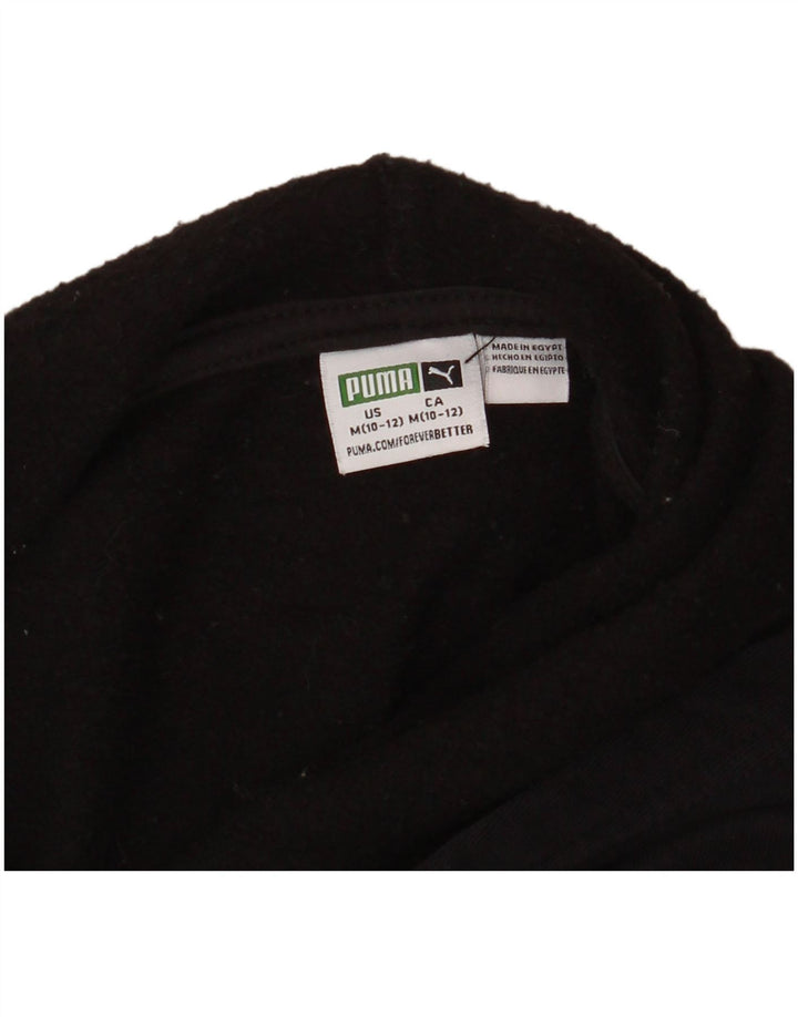 Felpa con cappuccio grafica PUMA da bambino 10-11 anni media nera maculata