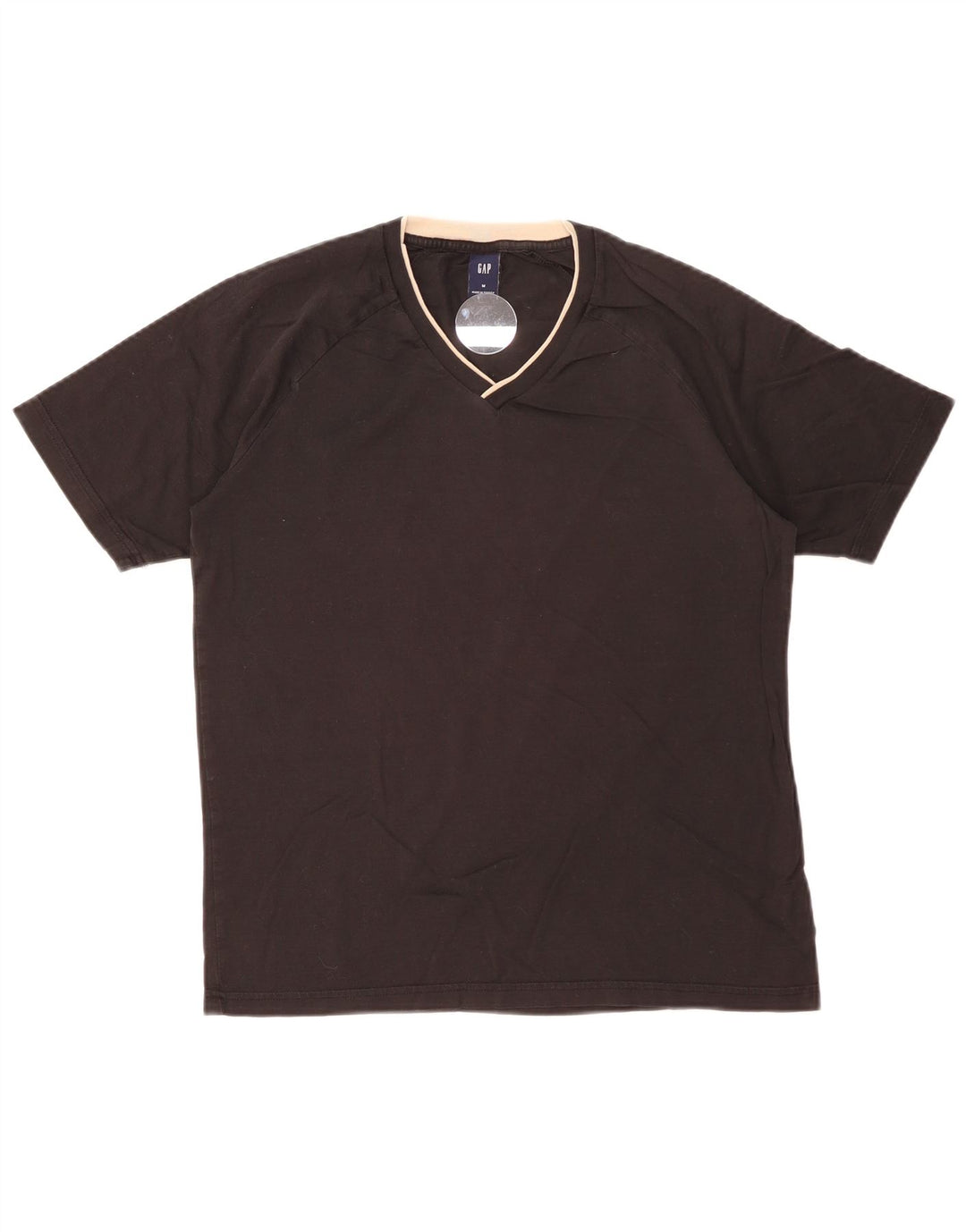 T-shirt da uomo Gap Top in cotone nero medio