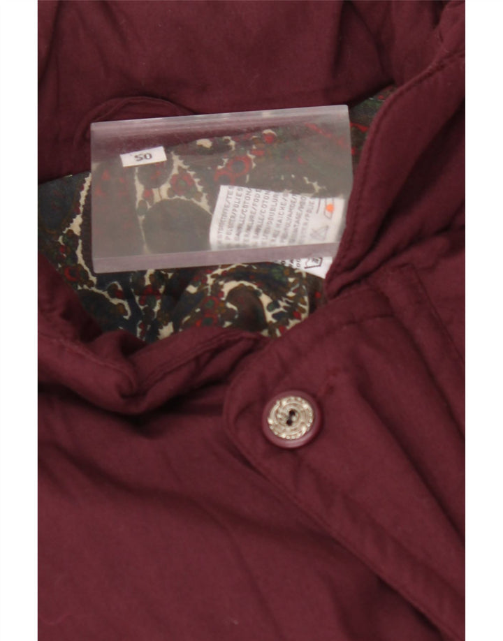Giubbotto Imbottito Uomo VINTAGE IT 50 Large Bordeaux Poliestere