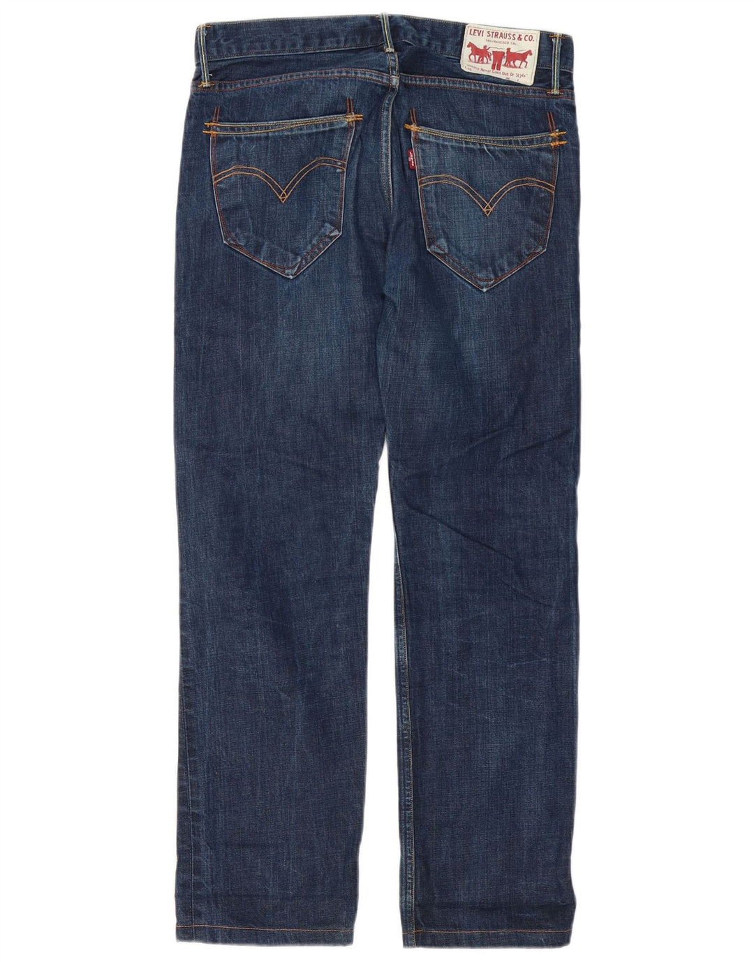 Jeans dritti da uomo LEVI'S W29 L29 in cotone blu