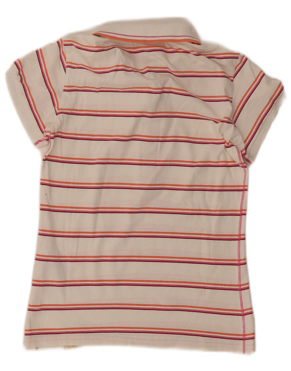 Polo da donna Champion UK 12 cotone a righe bianche medie