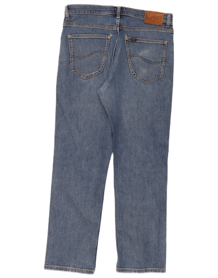 Jeans dritti da uomo Lee Brooklyn W34 L30 cotone blu