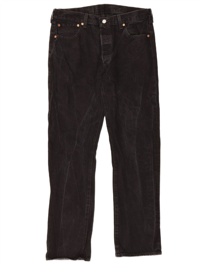 Levi's Uomo 501 Jeans dritti W34 L32 Cotone Nero