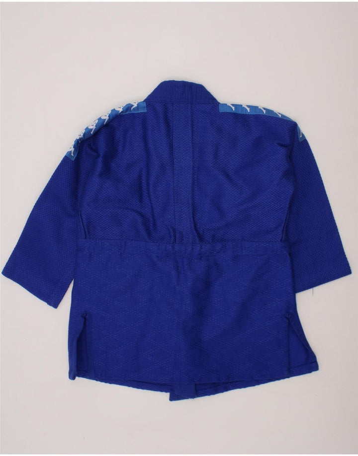 KAPPA Boys Graphic Tracksuit Top Jacket 6-7 Years Blue Cotton Vintage Kappa and Second-Hand Kappa from Messina Hembry 