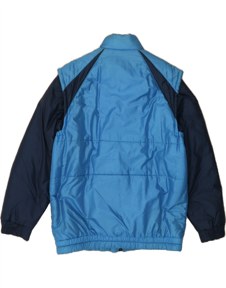CARRERA Mens Padded Jacket UK 40 Large Blue Colourblock Polyamide Vintage Carrera and Second-Hand Carrera from Messina Hembry 