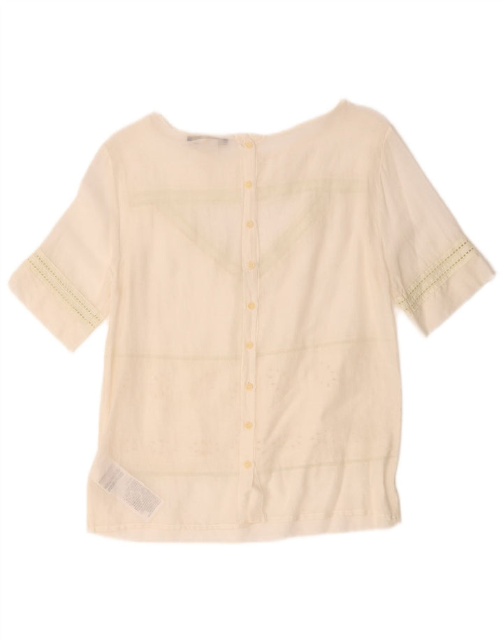 Camicetta oversize a maniche corte da donna Levi's US 0 XS a righe bianche