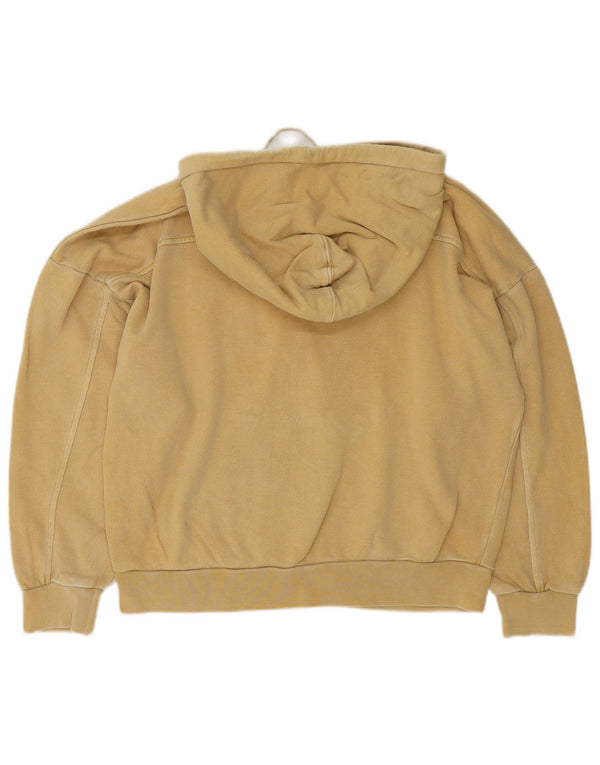 Maglione oversize con cappuccio da donna Levi's UK 10 piccolo cotone beige