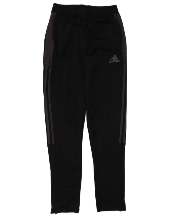Pantaloni da tuta Adidas Primegreen da ragazzo 13-14 anni in poliestere nero