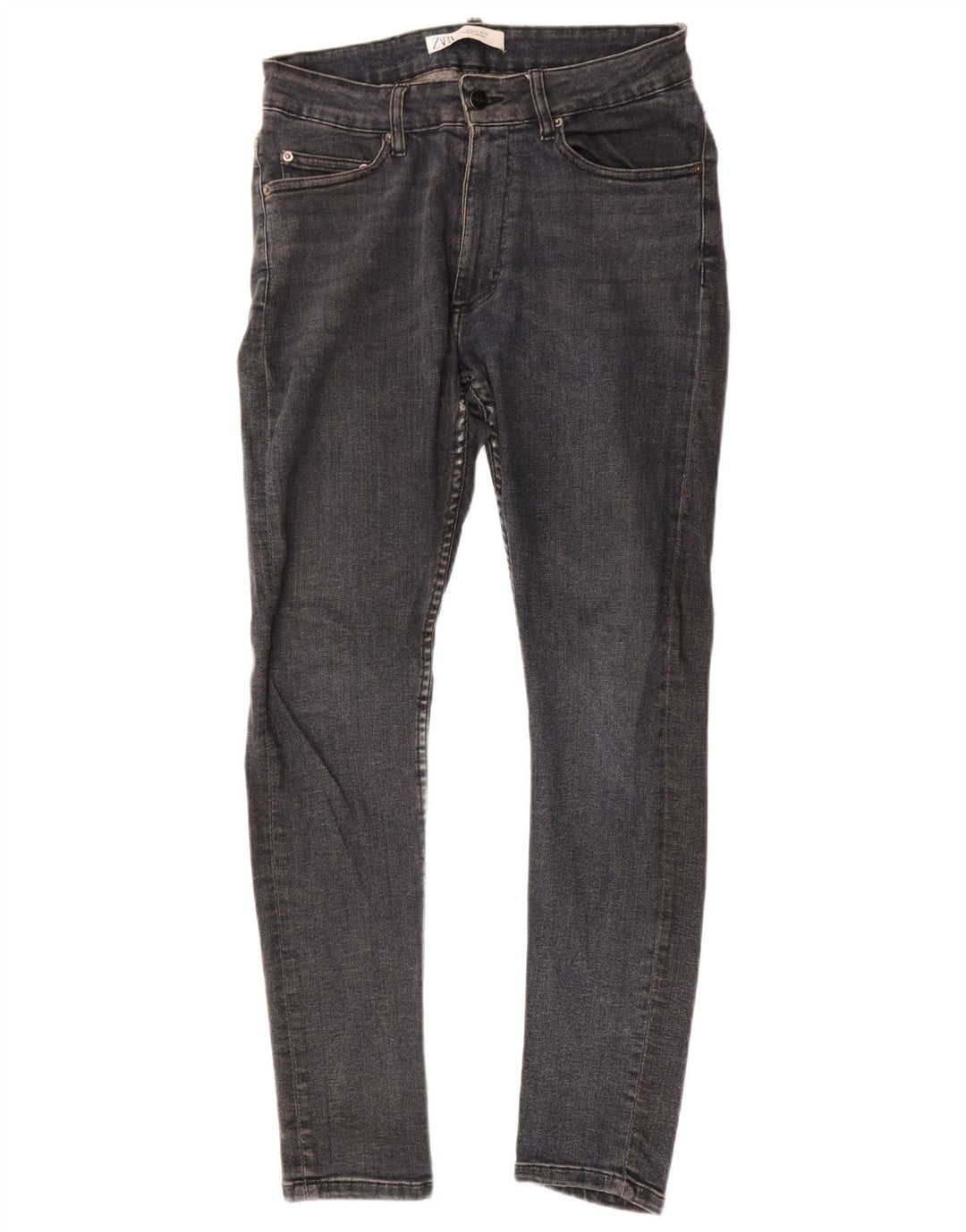 Jeans slim da uomo Zara EU 40 medio W31 L31 cotone blu navy