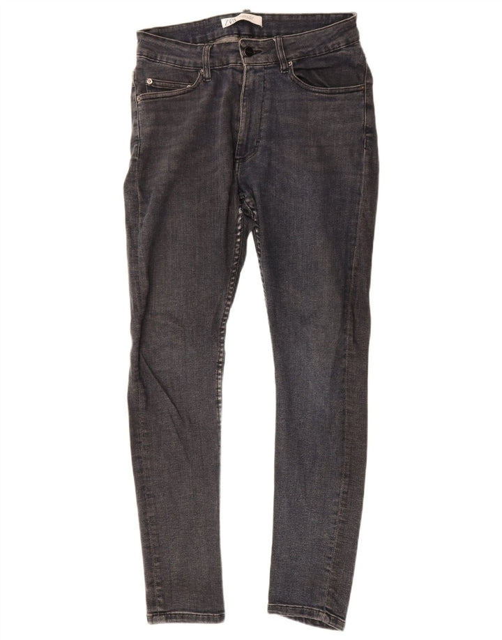 Jeans slim da uomo Zara EU 40 medio W31 L31 cotone blu navy