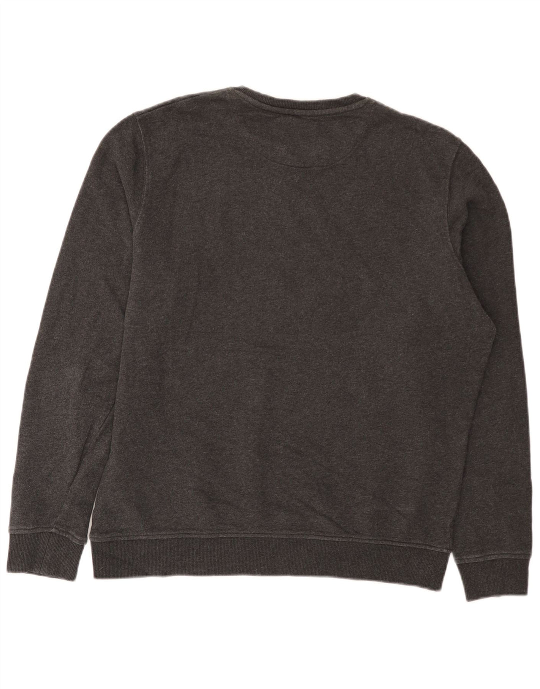 Lyle & Scott Felpa da uomo Maglione grande in cotone grigio