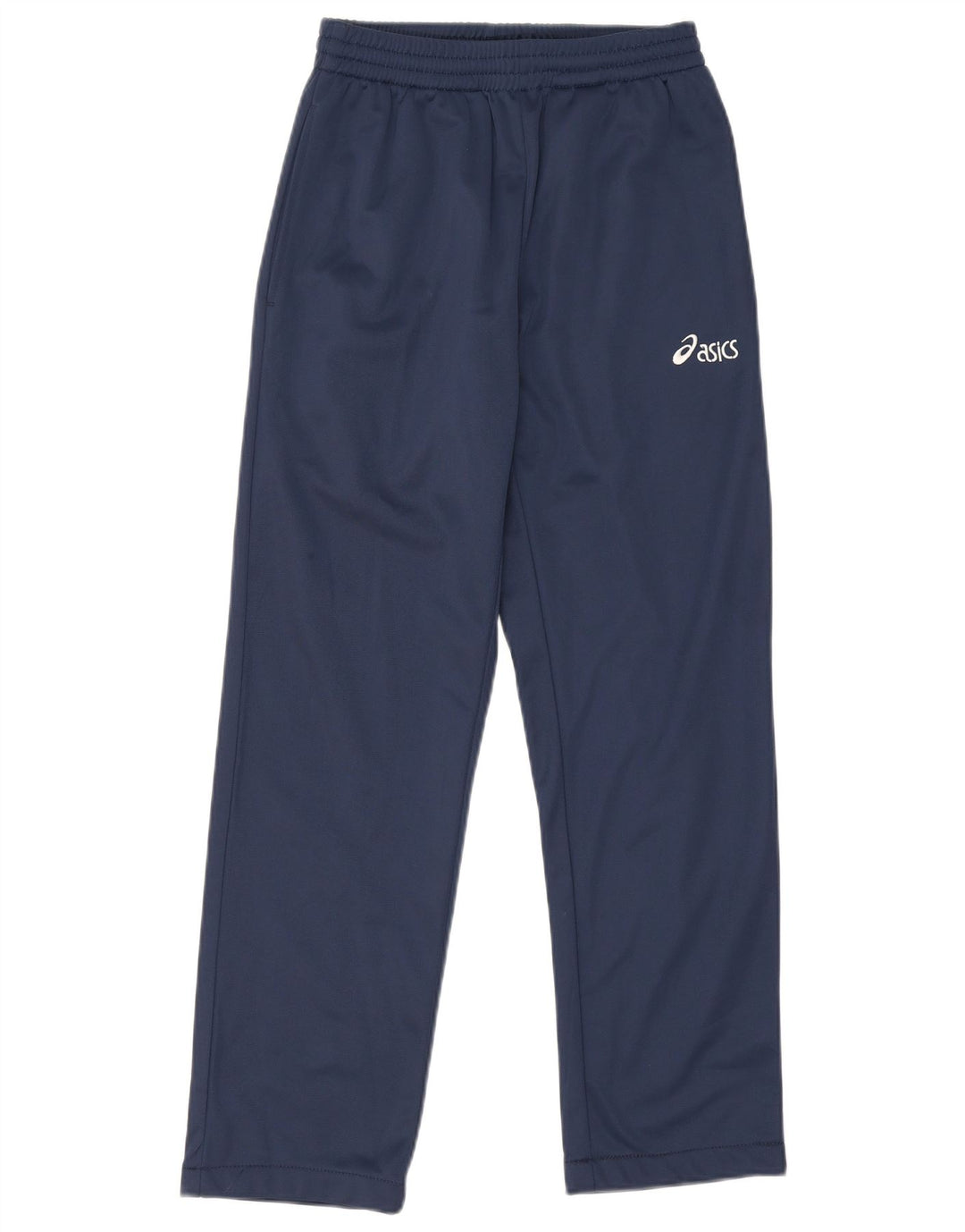Pantaloni da tuta da uomo Asics piccoli in poliestere blu navy