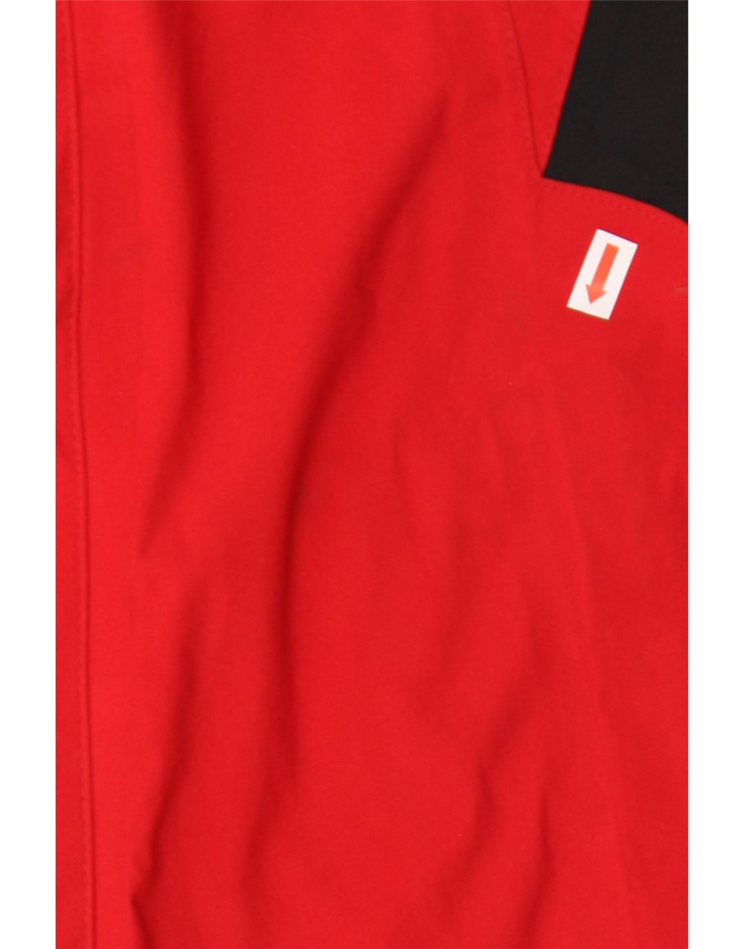 JACK WOLFSKIN Mens Hooded Windbreaker Jacket UK 34 Small Red Colourblock Vintage Jack Wolfskin and Second-Hand Jack Wolfskin from Messina Hembry 