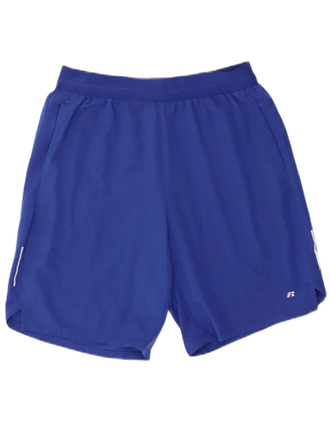 Pantaloncini sportivi da uomo Russell Athletic in poliestere blu medio