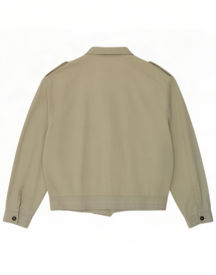 Benetton Giubbotto bomber militare da uomo IT 48 Verde medio
