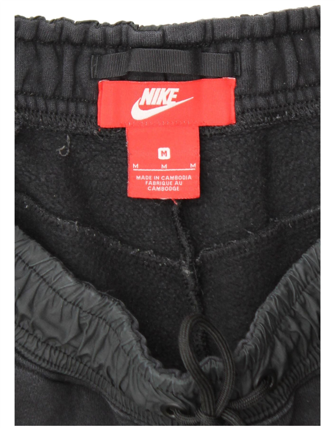 NIKE Pantaloni da tuta da uomo Joggers medio cotone nero