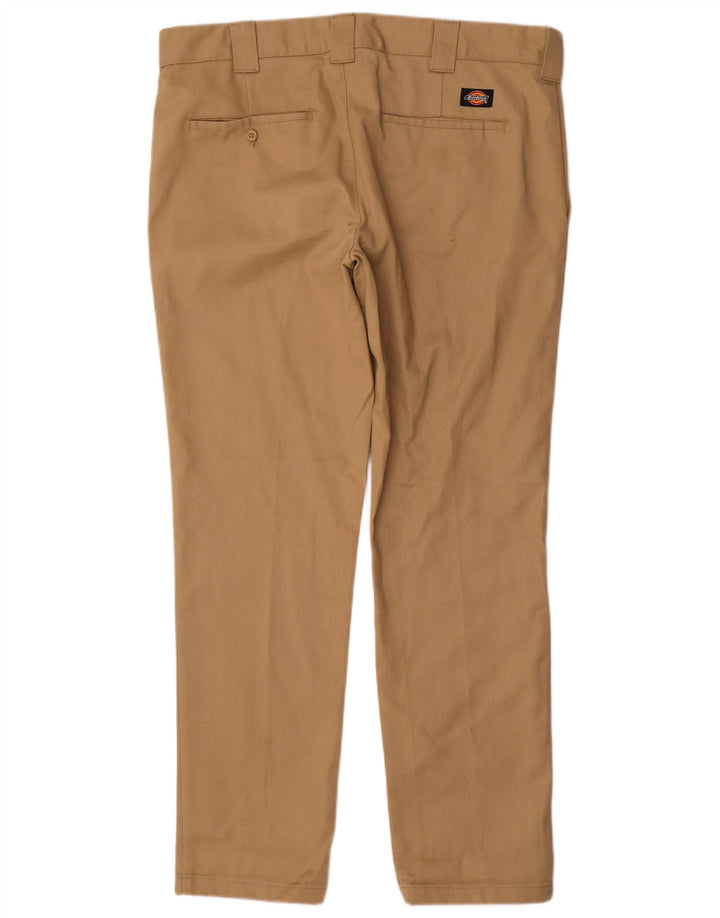 Pantaloni chino slim fit da uomo Dickies W36 L32 poliestere beige