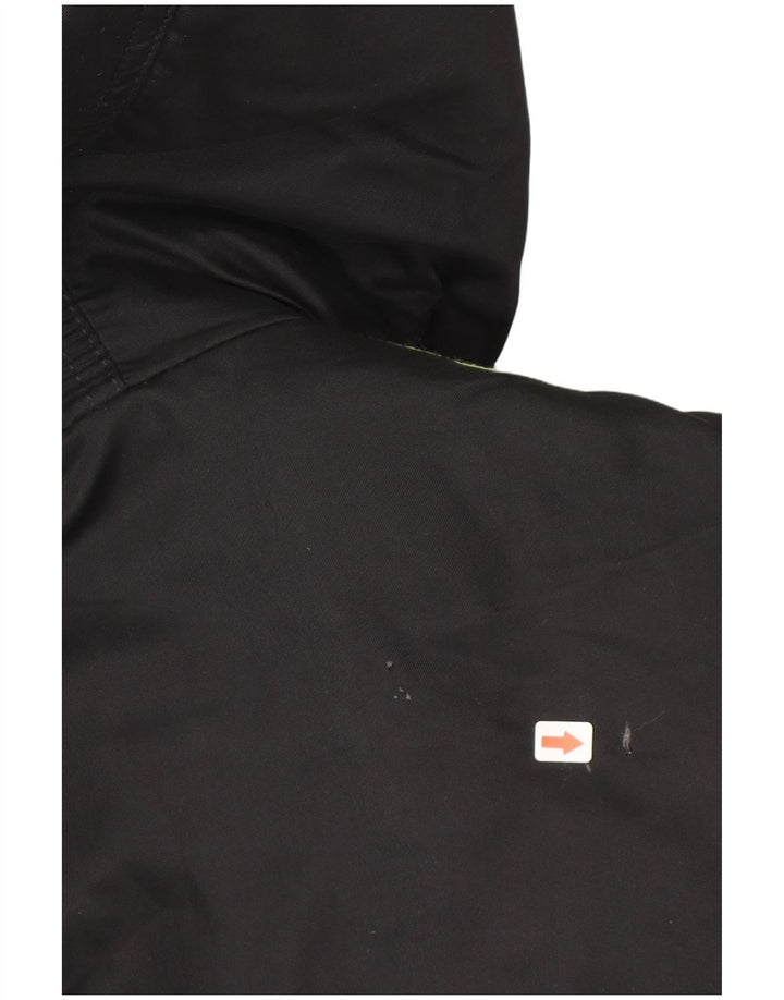 Giacca a vento con cappuccio da uomo Valentino US 42 XL Poliestere geometrico nero