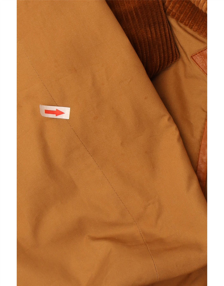 Soprabito vintage da donna UK 16 grande color marrone marrone