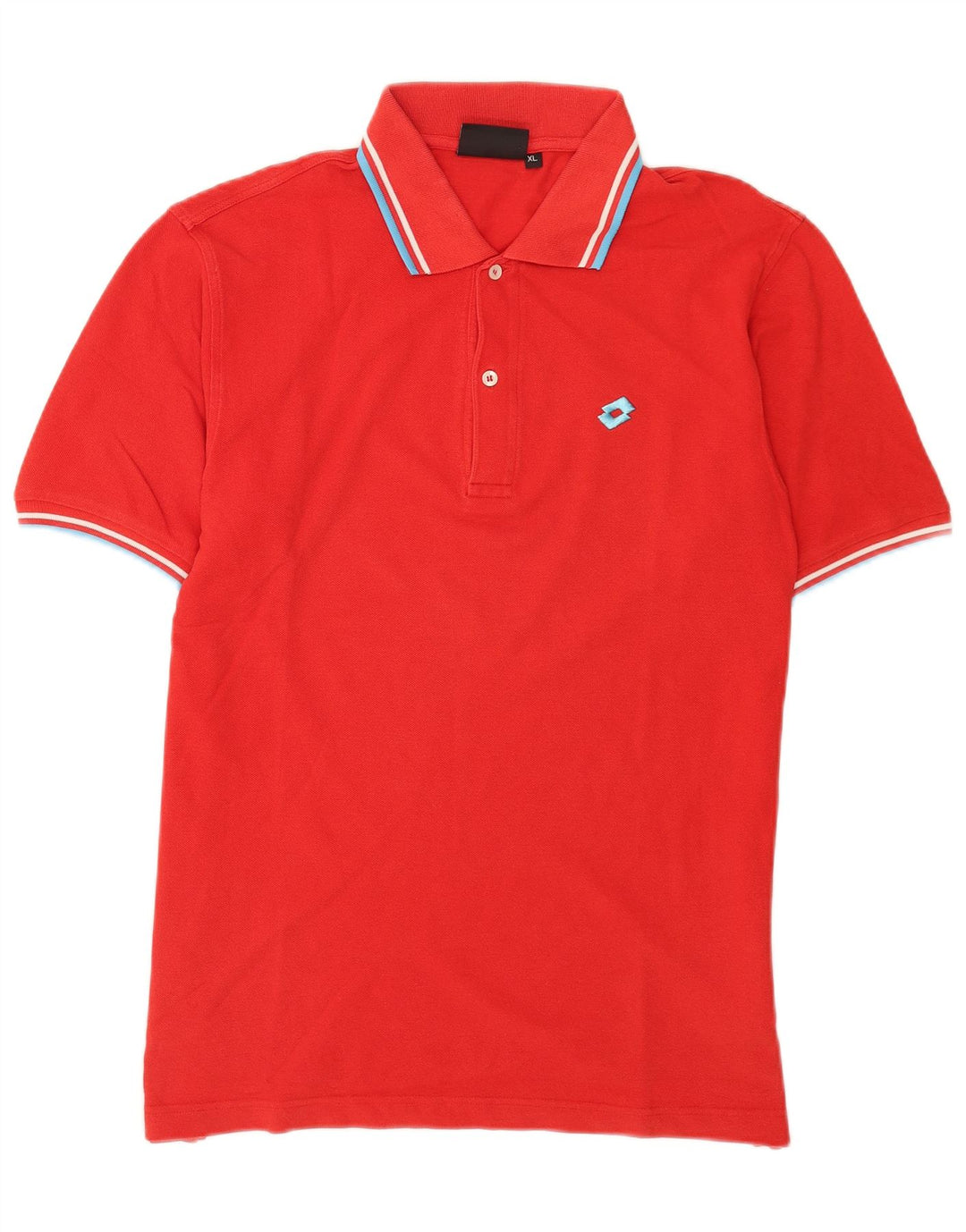 Polo da uomo Lotto XL in cotone rosso