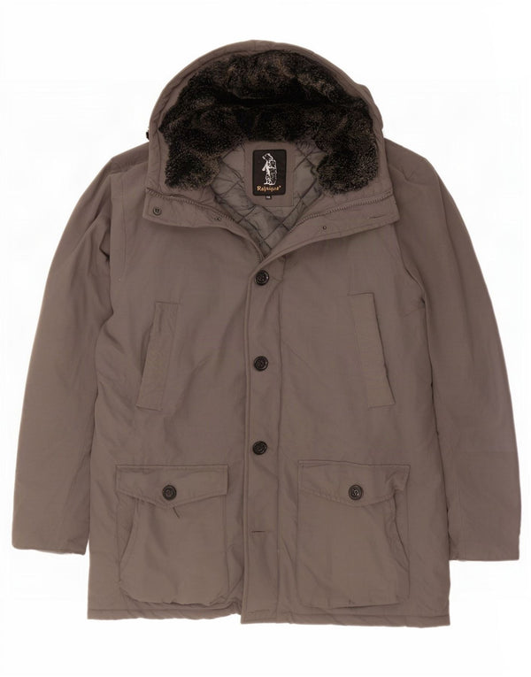 Giacca Parka con cappuccio da uomo Refrigiwear UK 46 3XL Grigio
