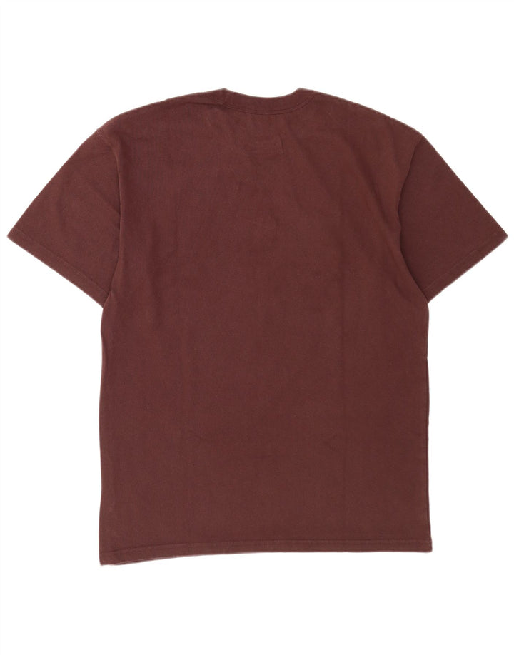 T-shirt Nike da uomo vestibilità ampia, piccola, in cotone marrone
