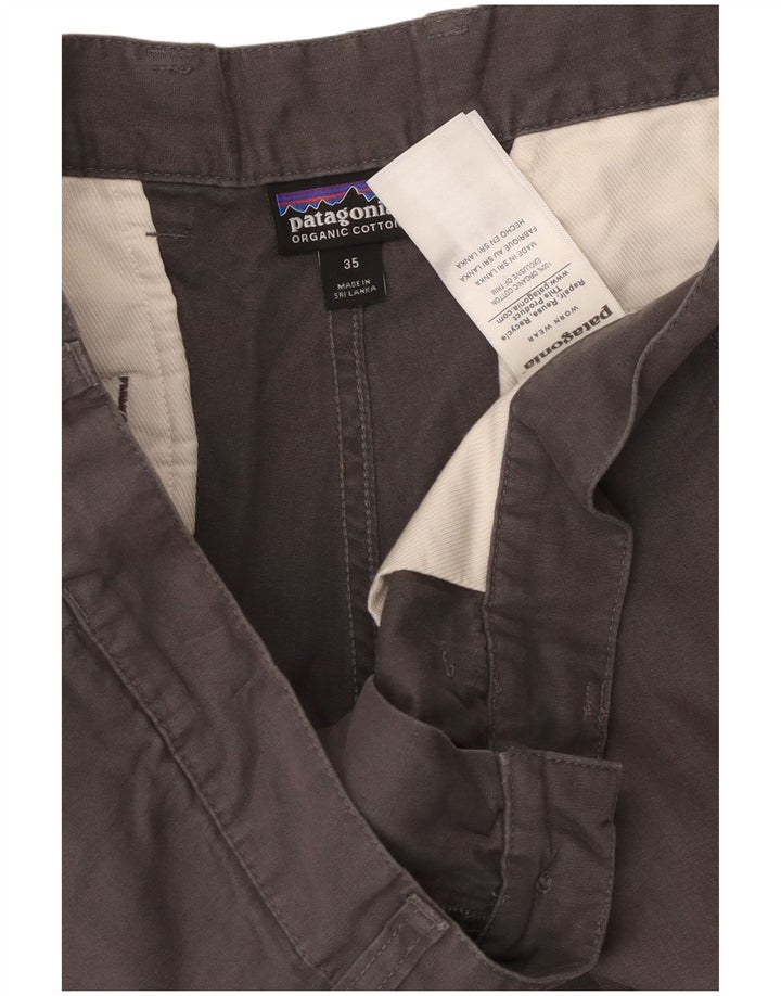 Pantaloncini chino da uomo PATAGONIA W35 grandi in cotone grigio