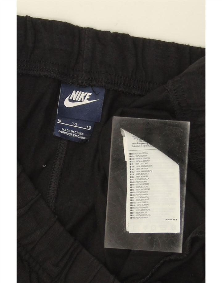 NIKE Mens Sport Shorts XL  Black Cotton