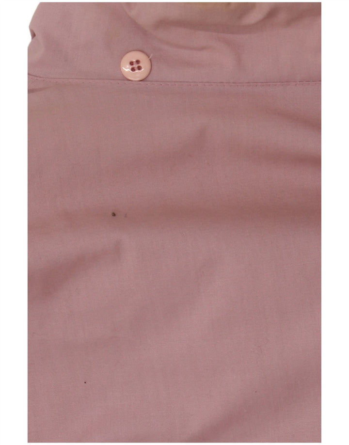 Cappotto vintage oversize da donna a vento IT 36/38 XS poliestere rosa
