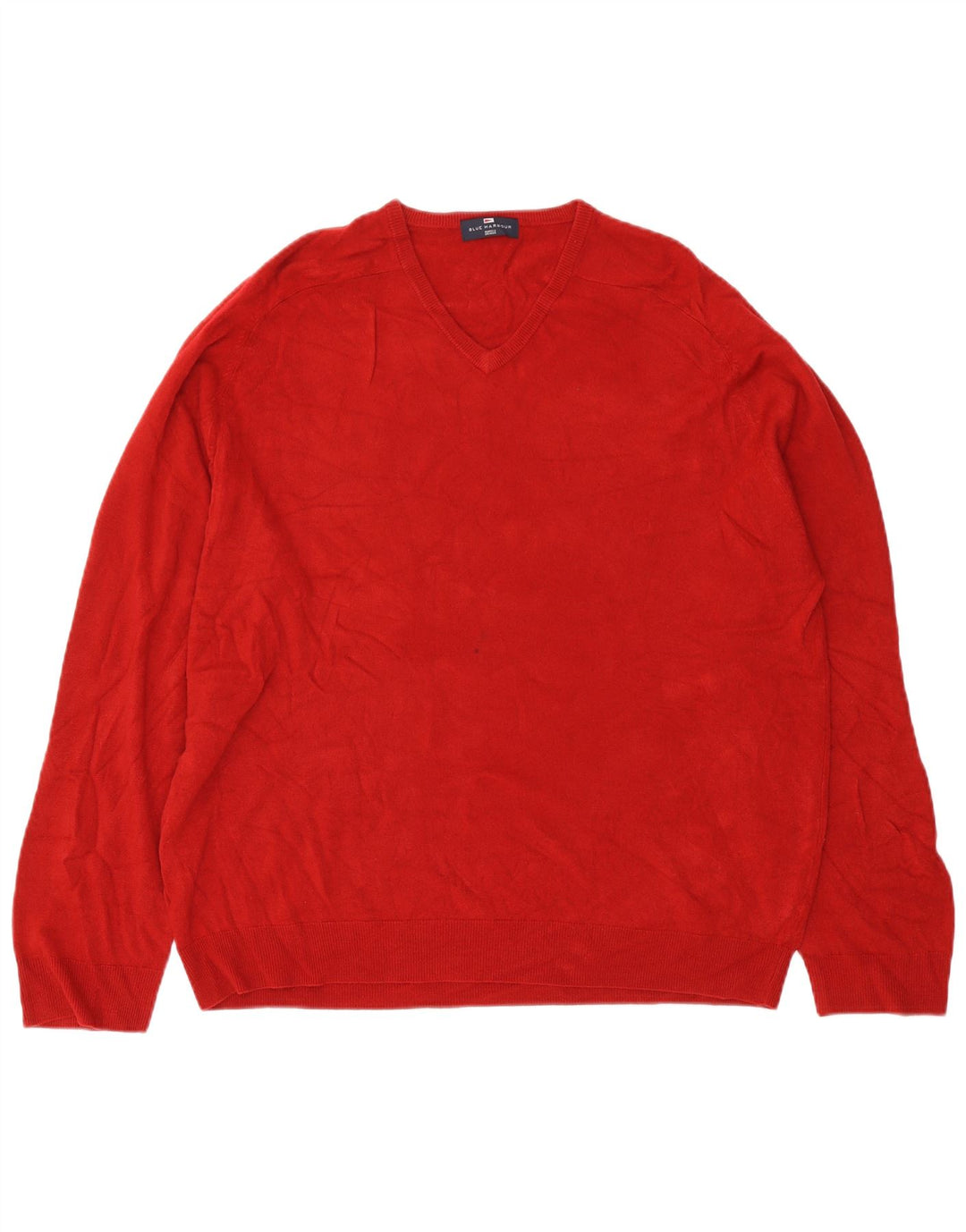 Maglione da uomo con scollo a V Marks & Spencer 2XL rosso acrilico