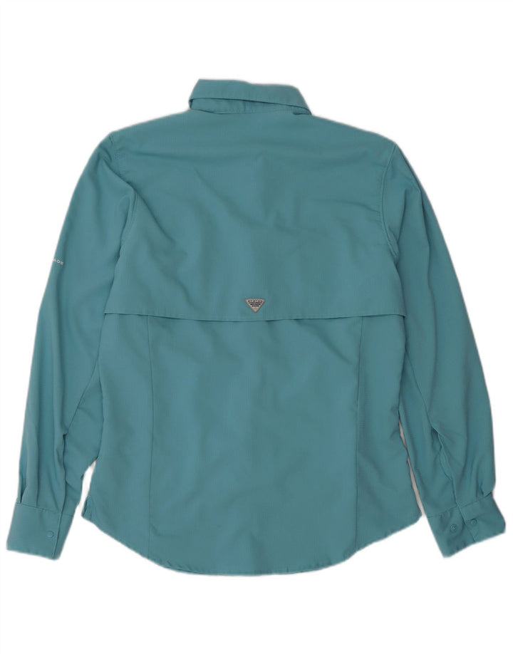 Camicia da donna Columbia UK 10 Small Turchese Poliestere