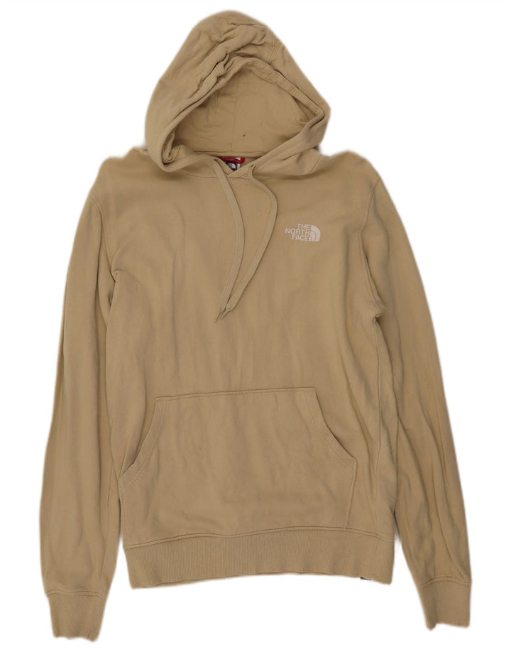 THE NORTH FACE Felpa con cappuccio da uomo piccola in cotone beige
