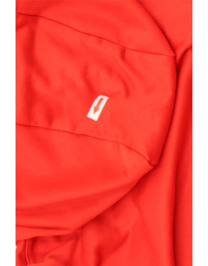 Felpa con cappuccio grafica da uomo The North Face rosso medio