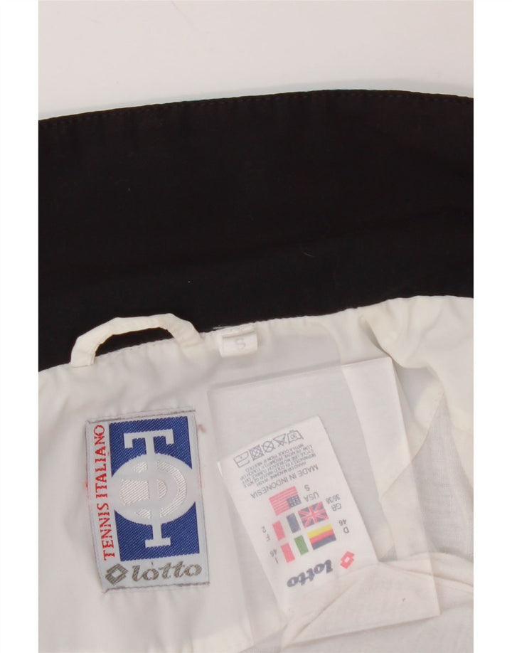 Giacca da tuta da uomo LOTTO UK 36/38 Small Poliestere color block bianco