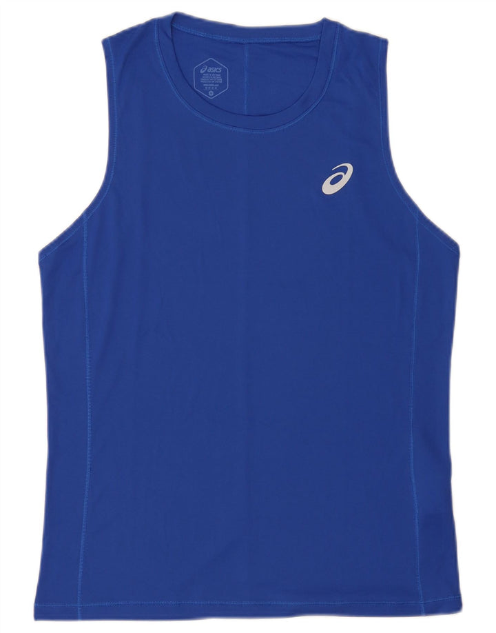 Canotta Asics Uomo Blu Medio Poliestere