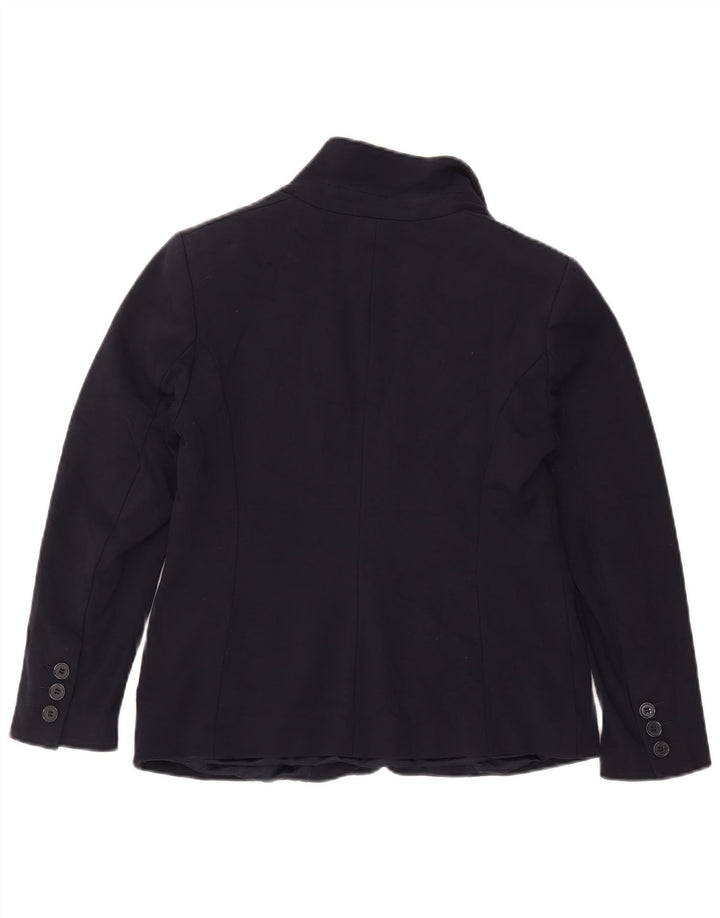 Giacca blazer a 1 bottone Marks & Spencer da donna UK 12 medio blu navy