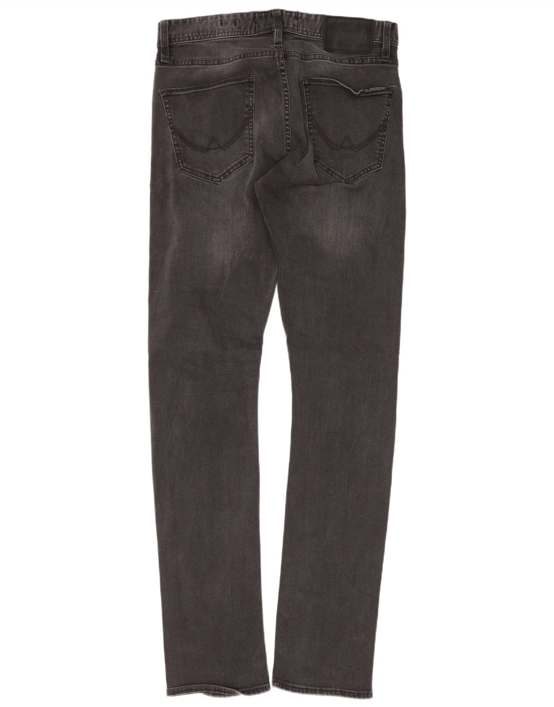 Jeans slim da uomo Superdry W29 L32 cotone grigio