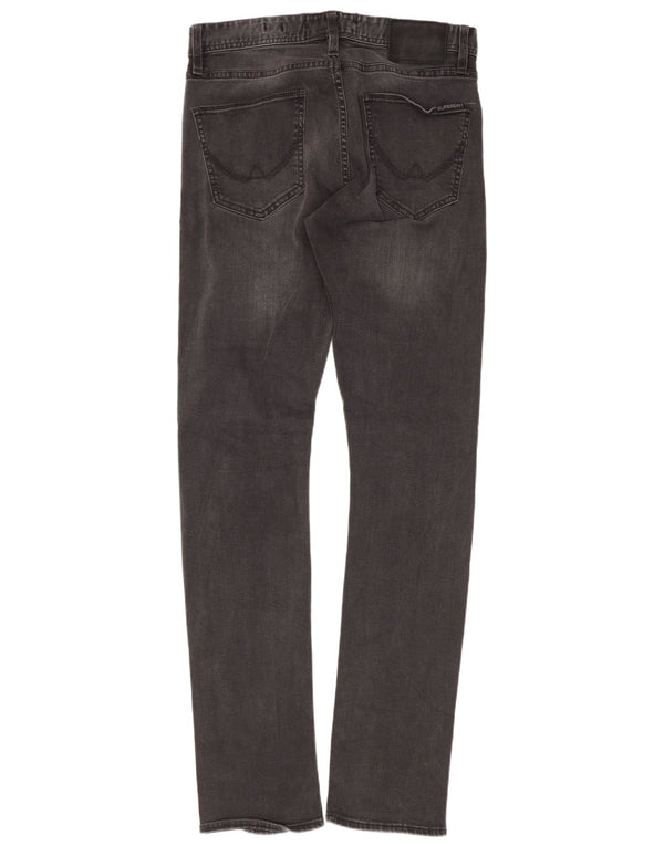 Jeans slim da uomo Superdry W29 L32 cotone grigio