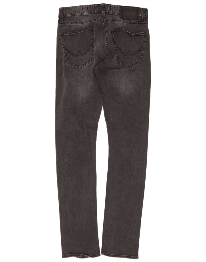 Jeans slim da uomo Superdry W29 L32 cotone grigio