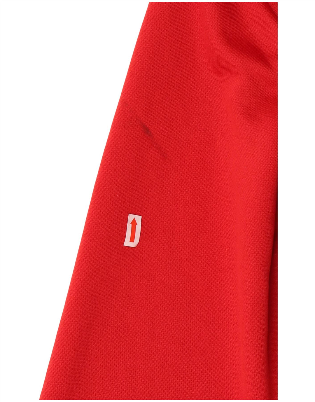 Giacca da ginnastica da uomo Adidas, giacca in poliestere color block rosso medio