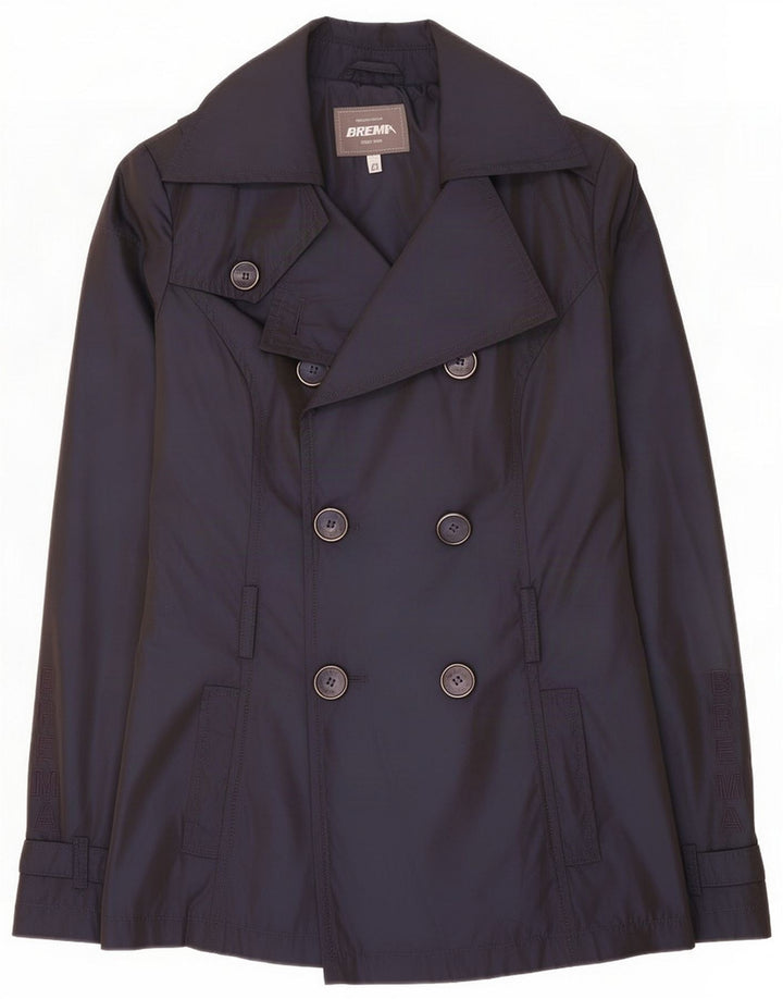 Trench Donna Brema IT 42 Medio Blu Navy Poliuretano
