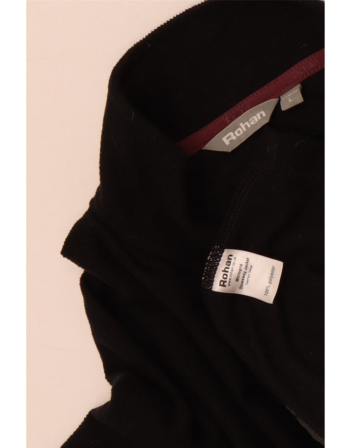 Giacca da tuta da donna Rohan UK 16 grande poliestere nero