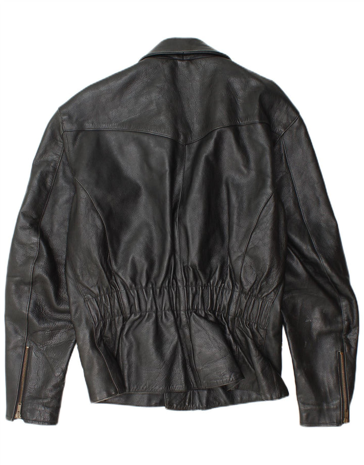 Giacca da motociclista in pelle da uomo Takai UK 40 Large Nera