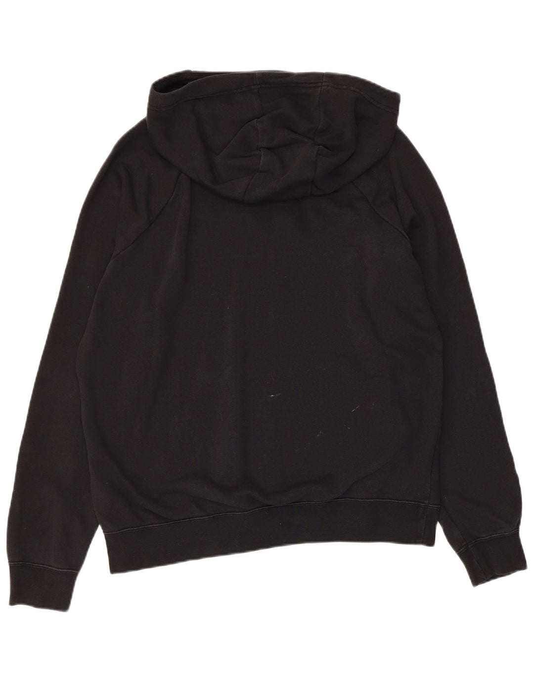 Felpa con cappuccio da uomo NIKE, cotone nero medio