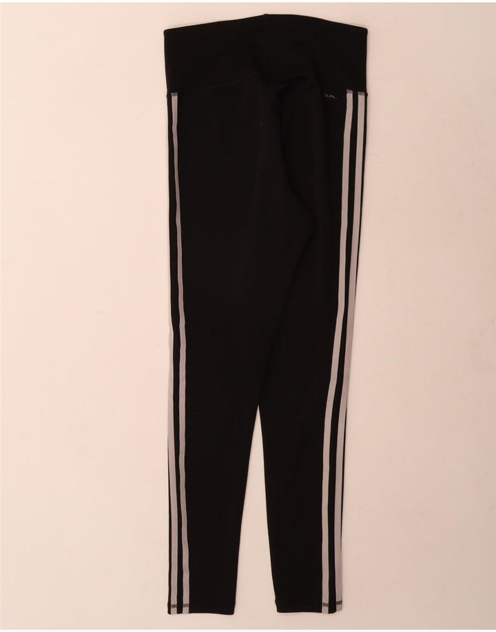 Leggings Adidas Climalite da donna UK 8/10 Piccolo poliestere nero